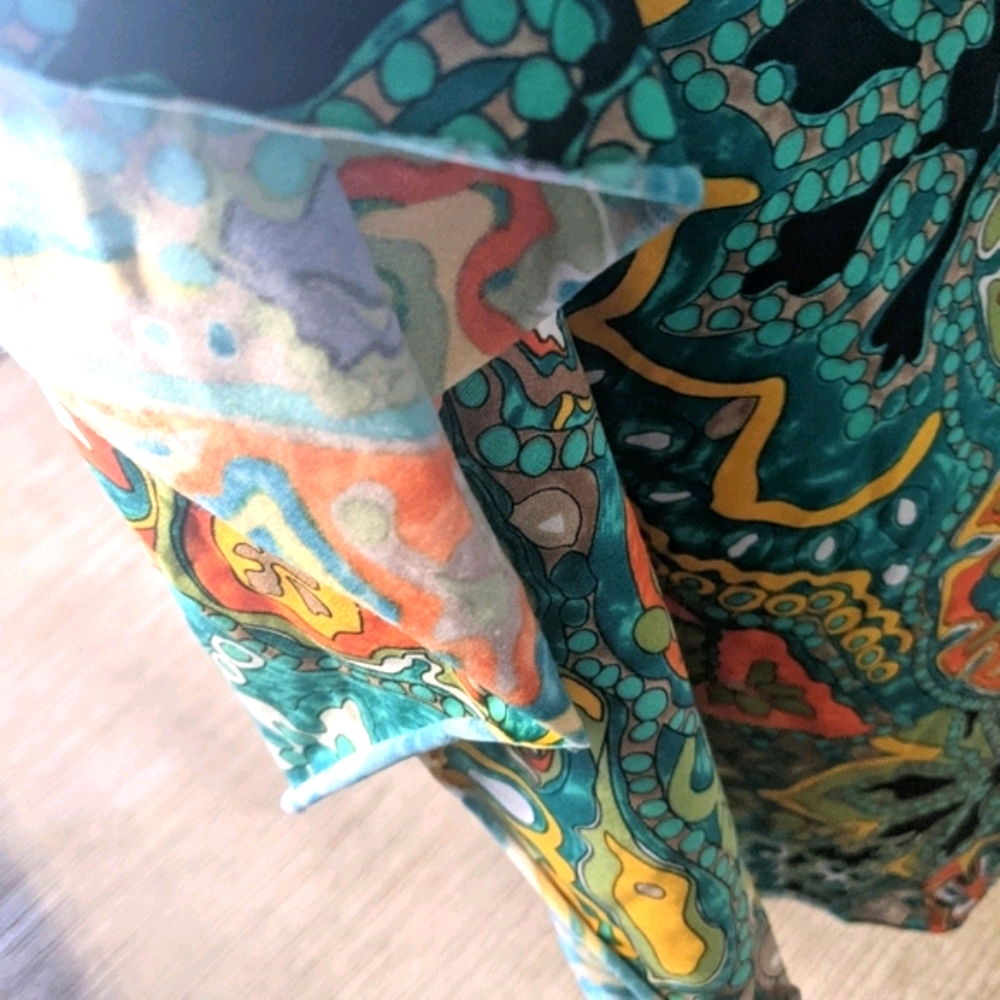 Convertible Print Maxi dress. - Picture 3 of 6